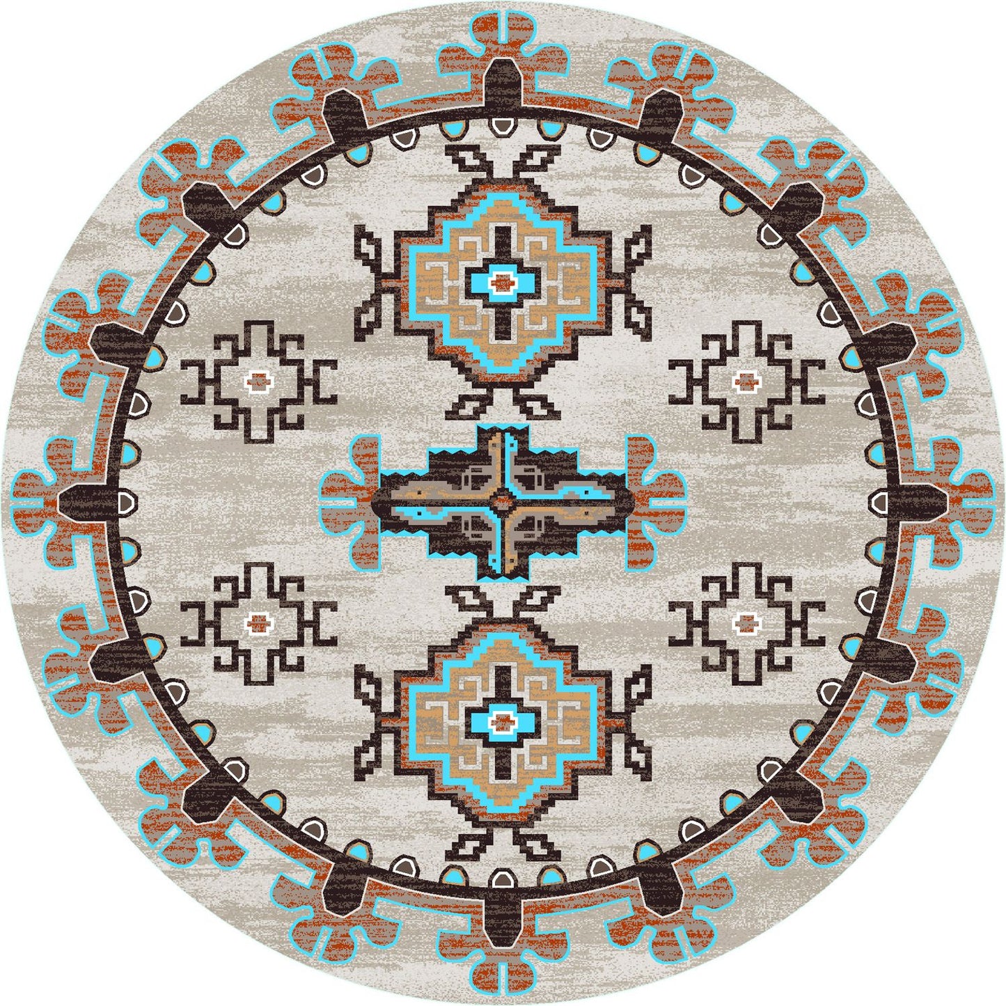American Dakota Southwest Badlands Rug - Sierra