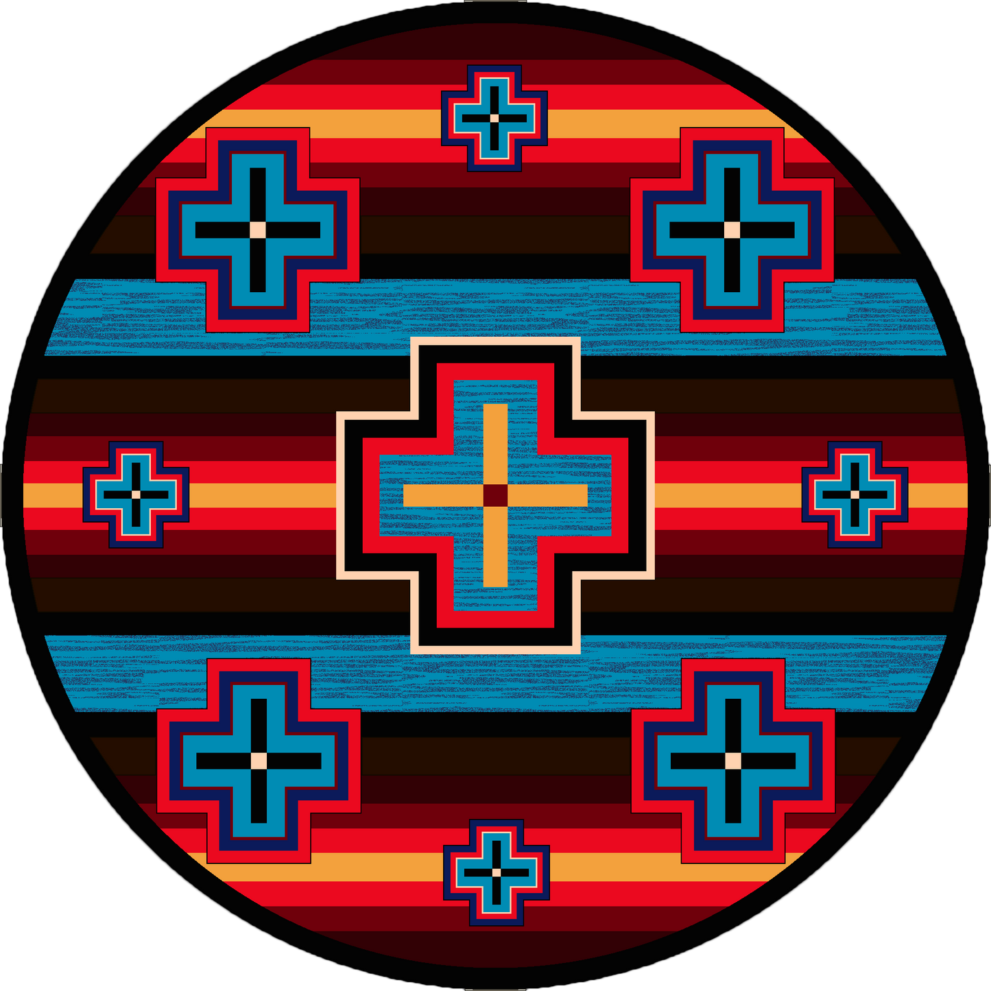 American Dakota Southwest Bounty Rug - Bright