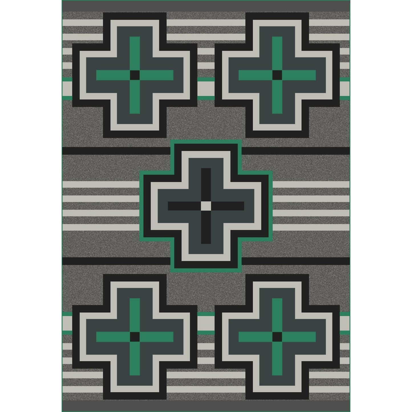 American Dakota Southwest Bounty Rug - Jade