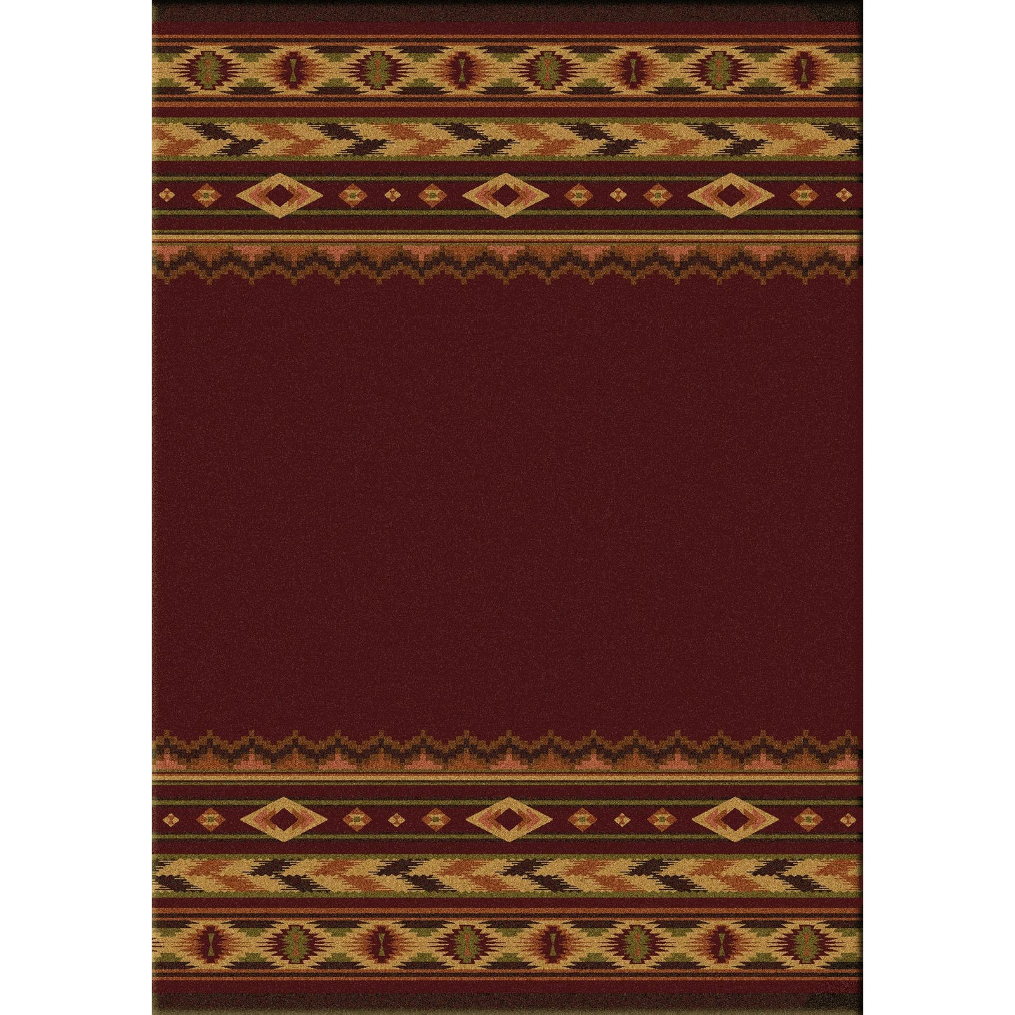 American Dakota Southwest Cimarron Rug - Red