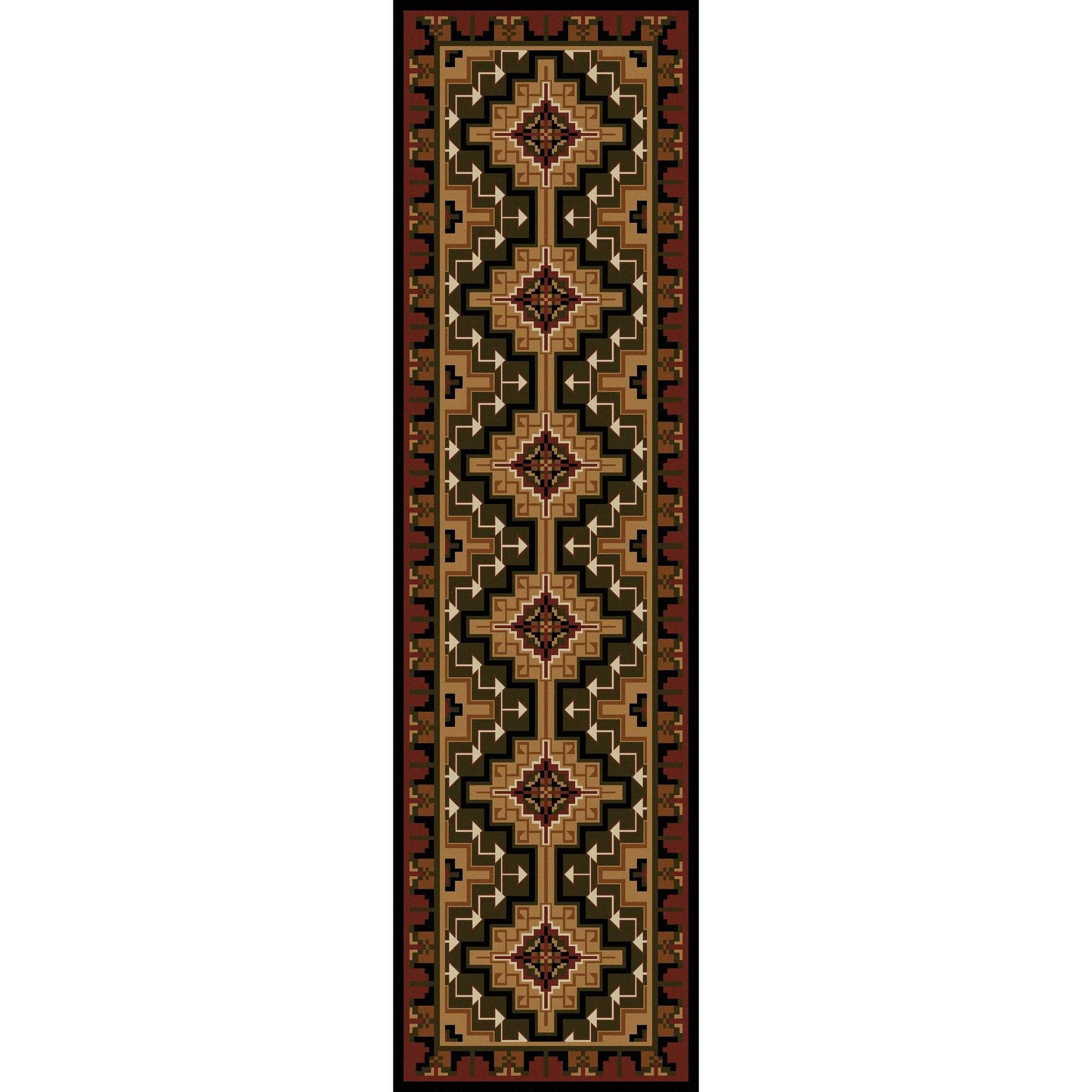 American Dakota Southwest Hill Country Rug - Red
