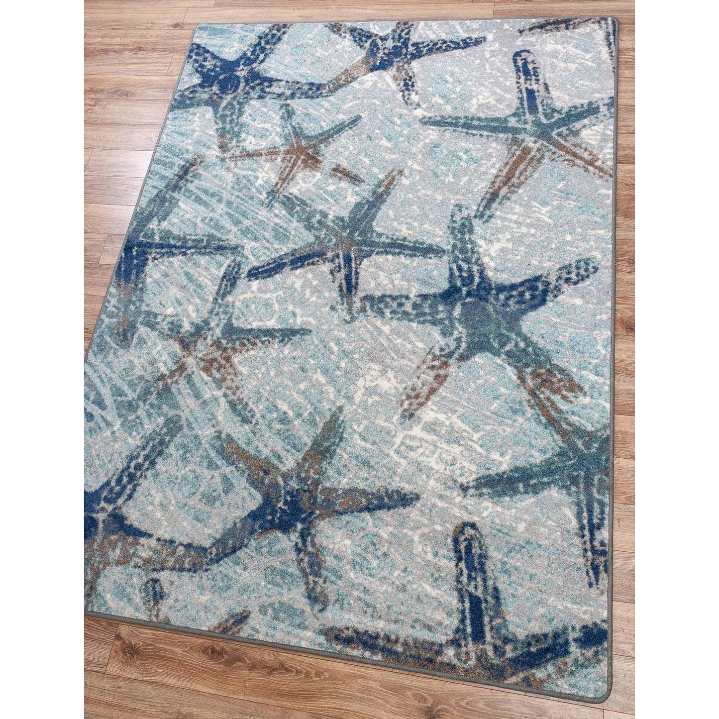 American Dakota Coastal Laguna Reef Rug - Aqua