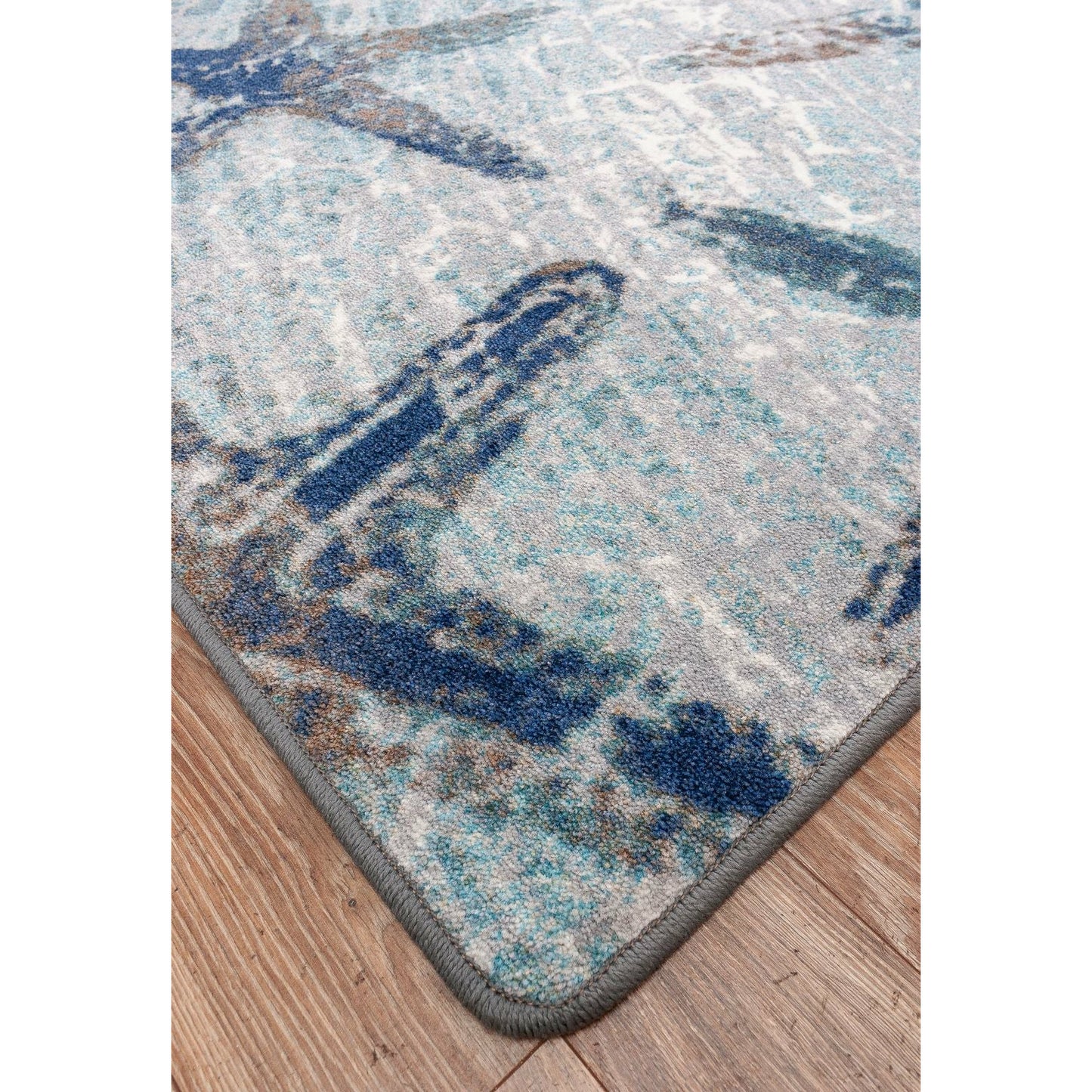 American Dakota Coastal Laguna Reef Rug - Aqua
