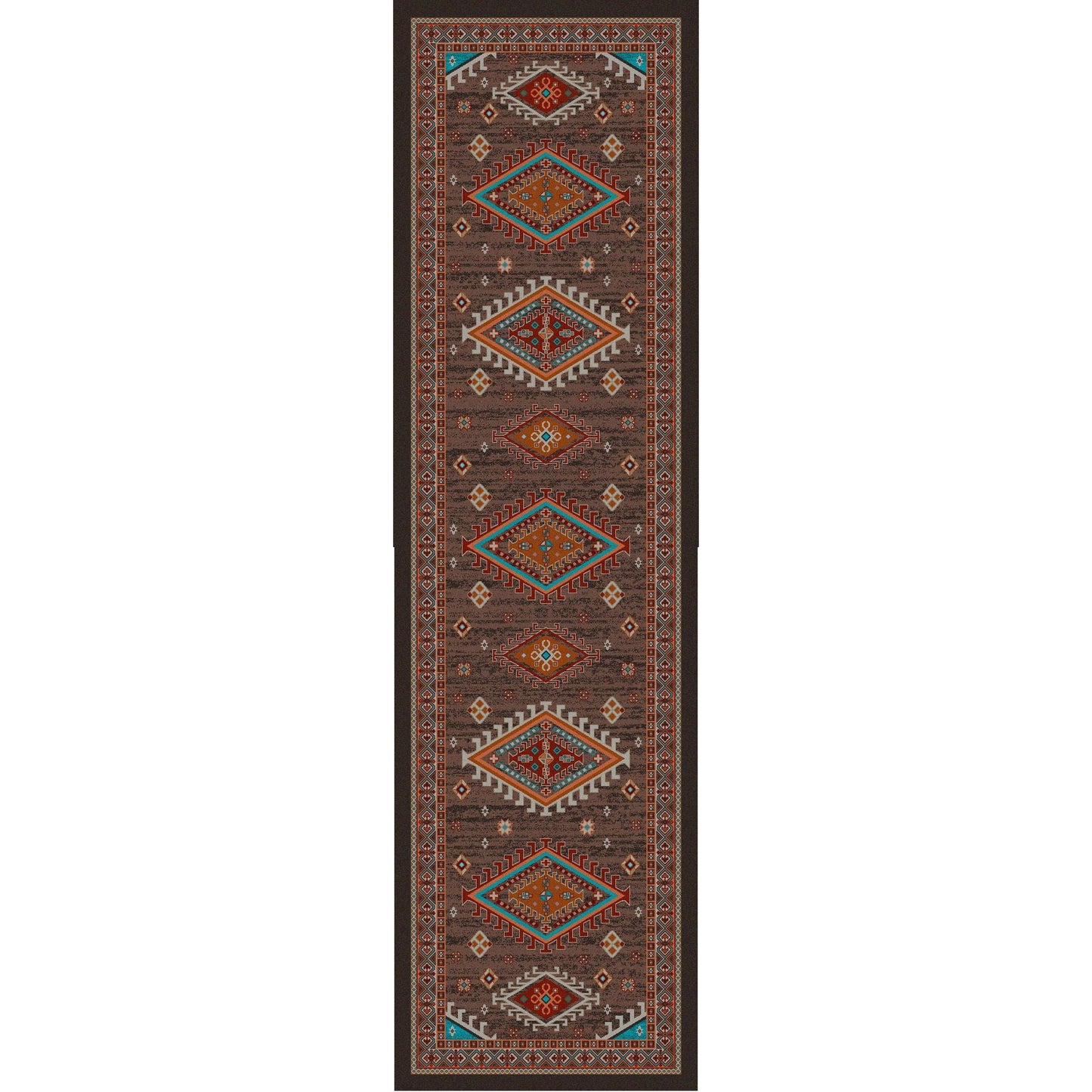 American Dakota Southwest Persian Rug - Brown