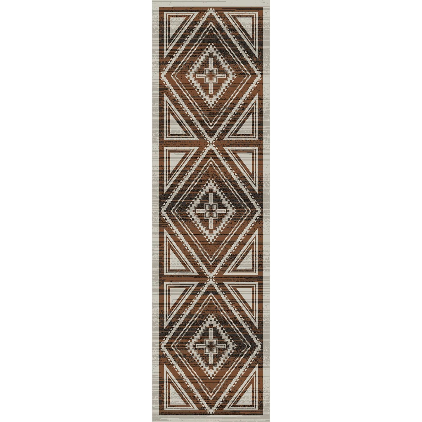 American Dakota Southwest Rim Shot Rug - Earthen