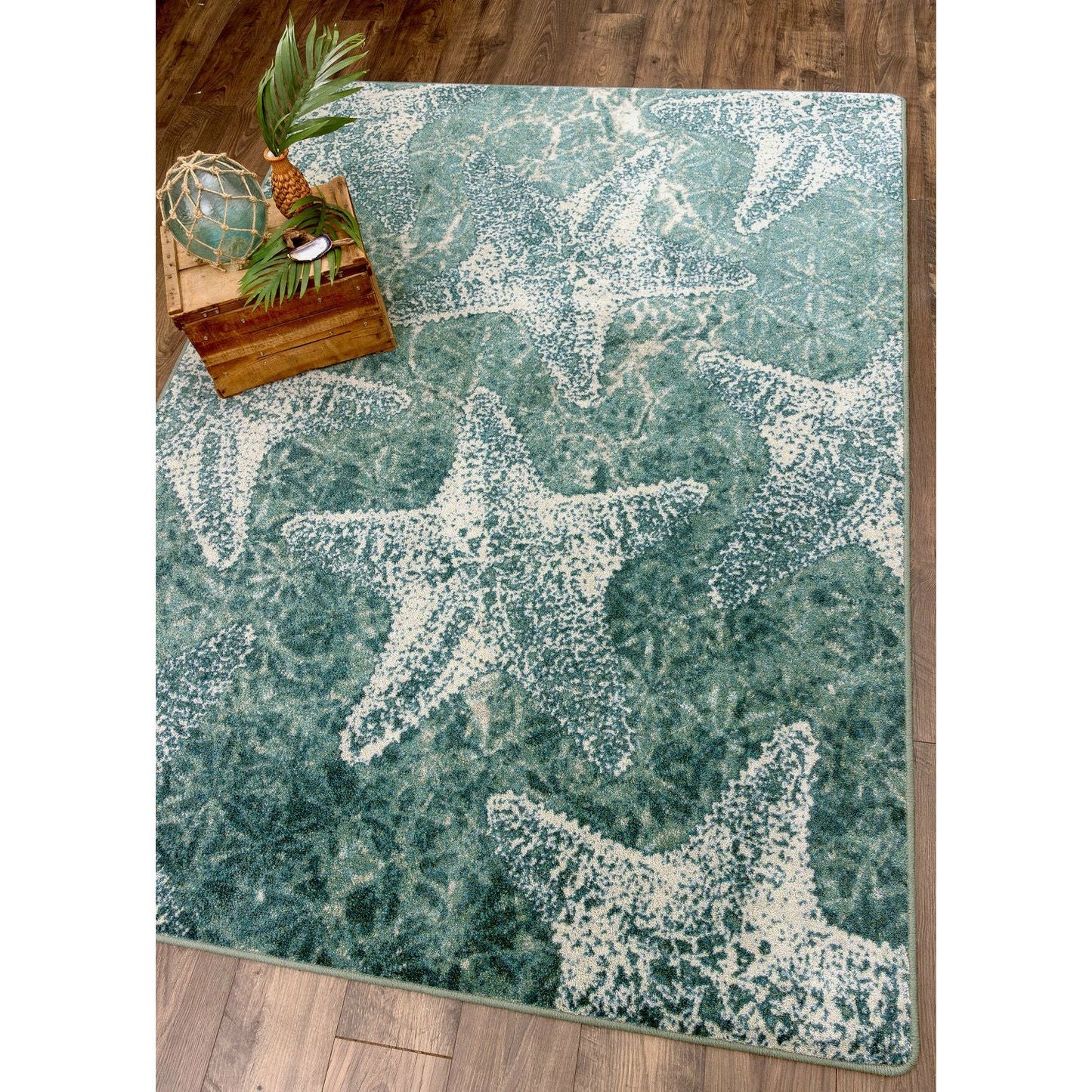 American Dakota Coastal Stargazing Rug - Aqua