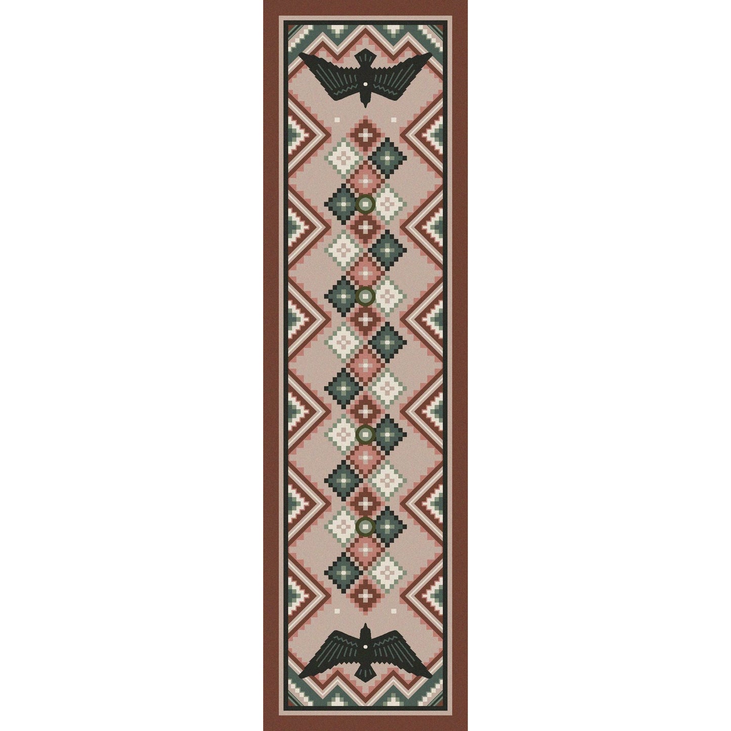 American Dakota Southwest Sunset Dance Rug - Multi