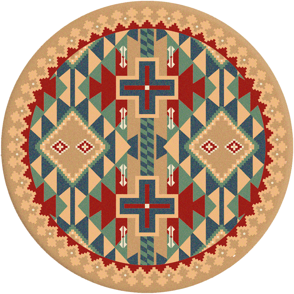 American Dakota Southwest Tribesman Rug - Kilim
