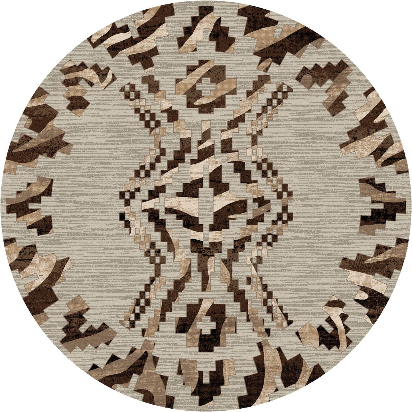 American Dakota Wild Reverence Curio Zebra - Natural
