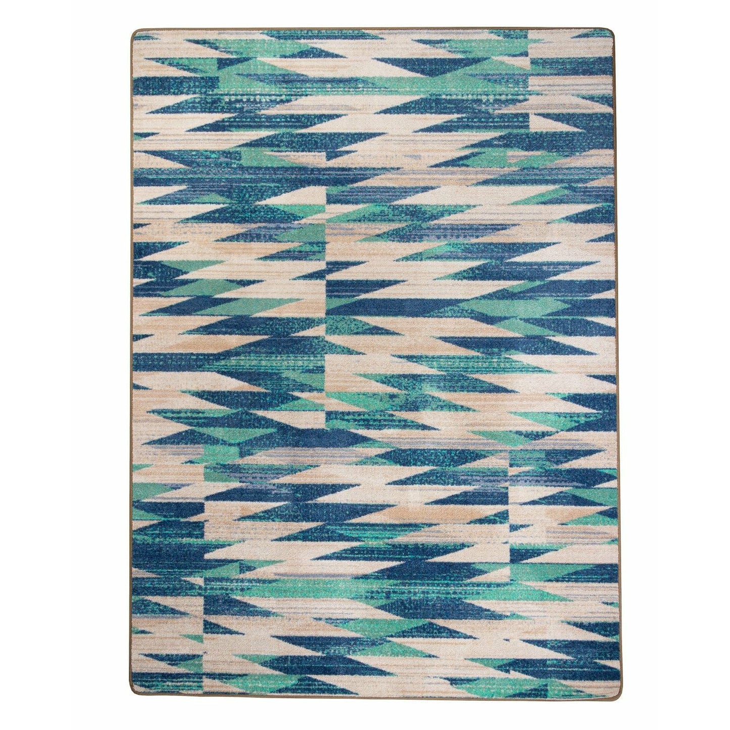 American Dakota Modern Drumbeat OKA Rug - Earth