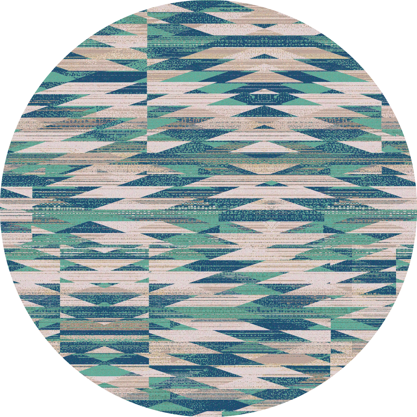 American Dakota Modern Drumbeat OKA Rug - Earth