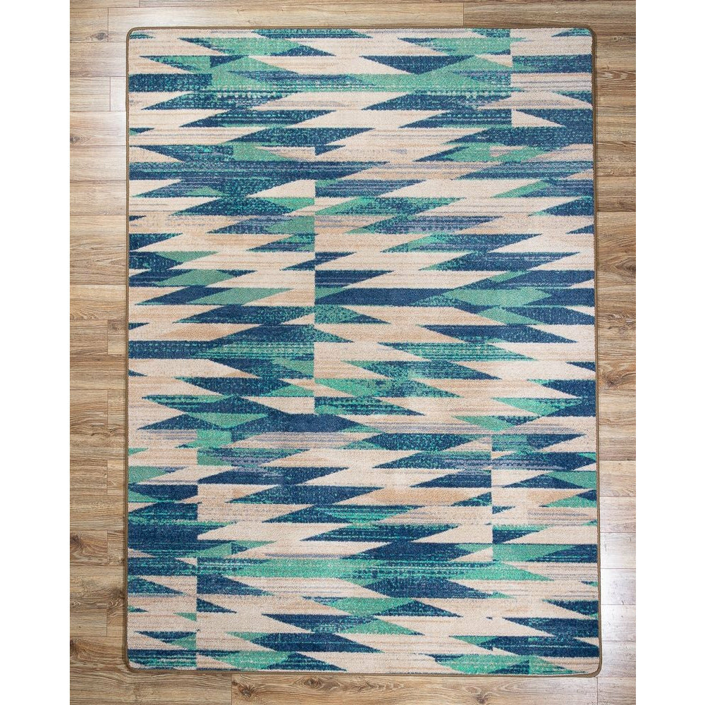 American Dakota Modern Drumbeat OKA Rug - Earth