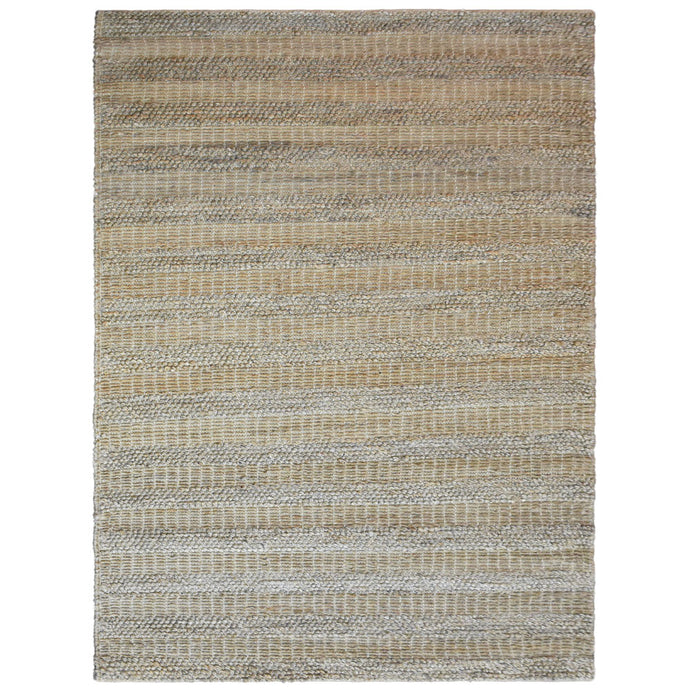 Simply Glamping USA Hand Woven Jute Eco-friendly Area Rug Contemporary Beige