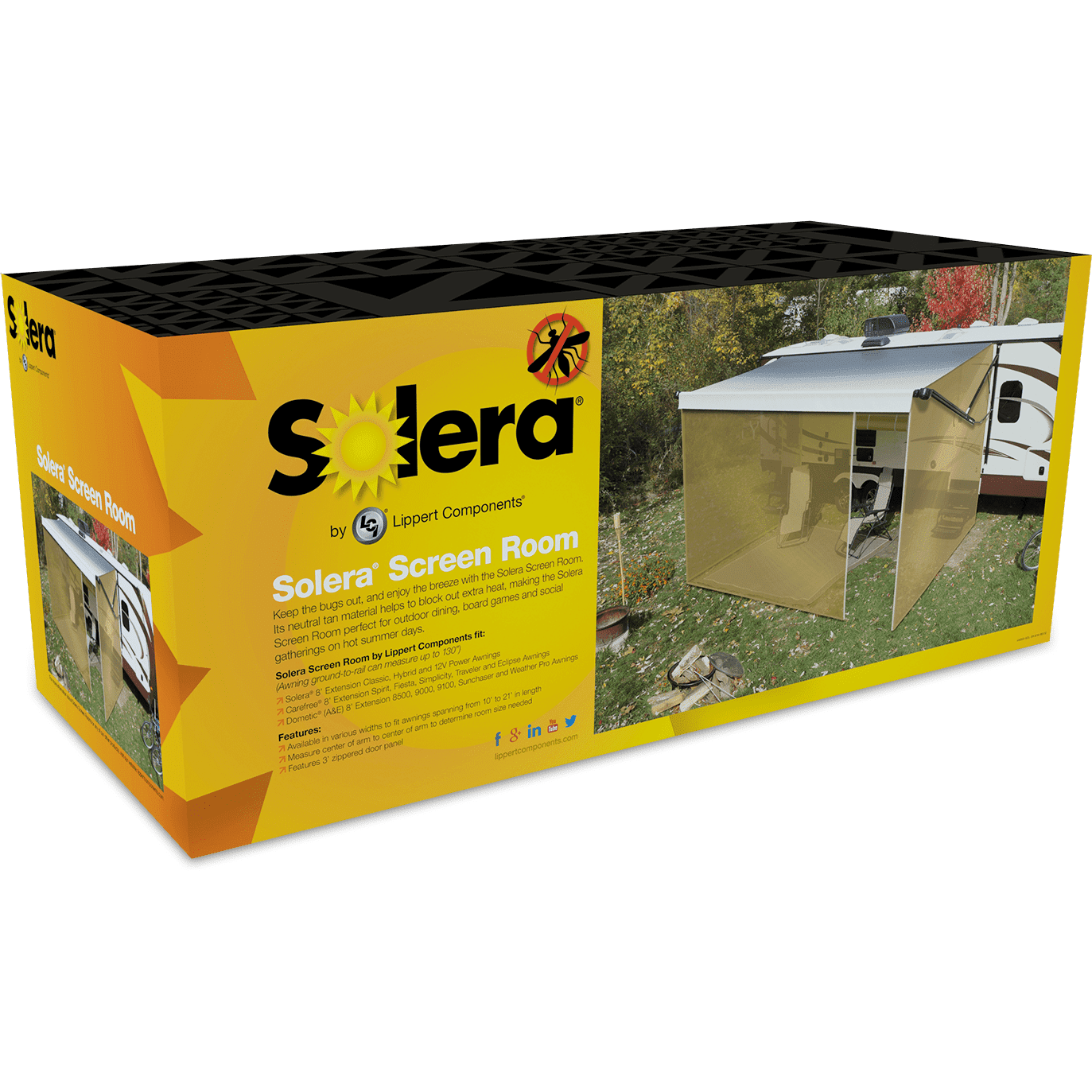 Lippert™ Solera® Screen Room - Various Sizes