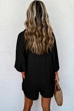 Load image into Gallery viewer, Apricot Half Button Collared Loose Romper