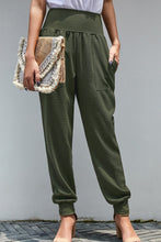 Load image into Gallery viewer, Green Pocketed Casual Joggers