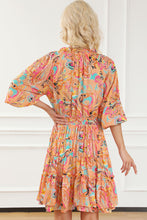 Load image into Gallery viewer, Multicolour Paisley Print Frilled Mini Dress