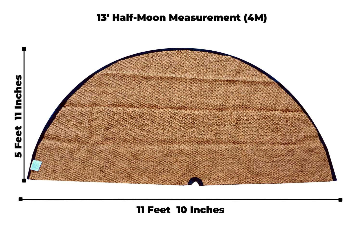 Coir Bell Tent Rug Half-Moon | 13' (4M)