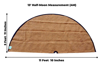 Coir Bell Tent Rug Half-Moon | 13' (4M)