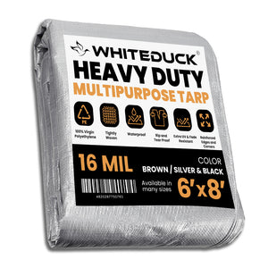 Super Heavy Duty Poly Tarp Cover Thick 16 Mil, 8 oz