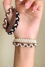 Load image into Gallery viewer, Chestnut 5pcs Smile Face Decor Braided Hair Ties