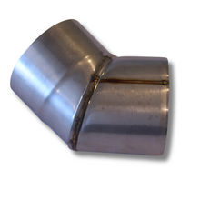 Load image into Gallery viewer, Angled Stove Chimney Pipe - 45 Degree Angle