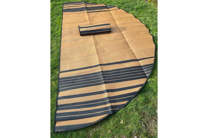 Striped Bell Tent Floor Matting Cover | 20' (6M) Size