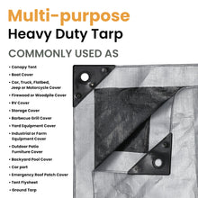 Load image into Gallery viewer, Heavy Duty Poly Tarp 10 mil, 6 oz.