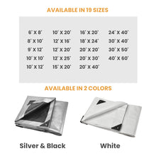 Load image into Gallery viewer, Heavy Duty Poly Tarp 10 mil, 6 oz.