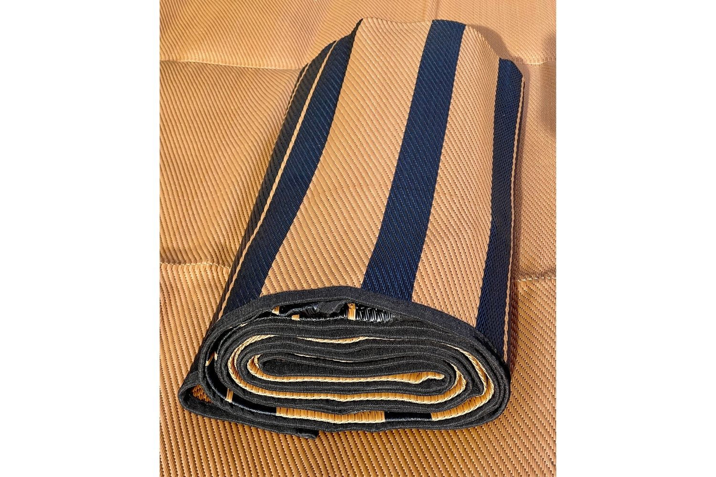 Striped Bell Tent Floor Matting Cover | 16' (5M)