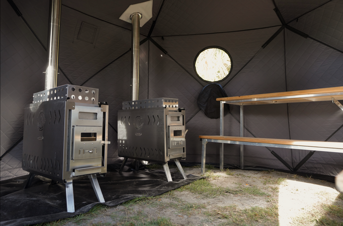 Dome Sauna Tent Premium Package (8-person)