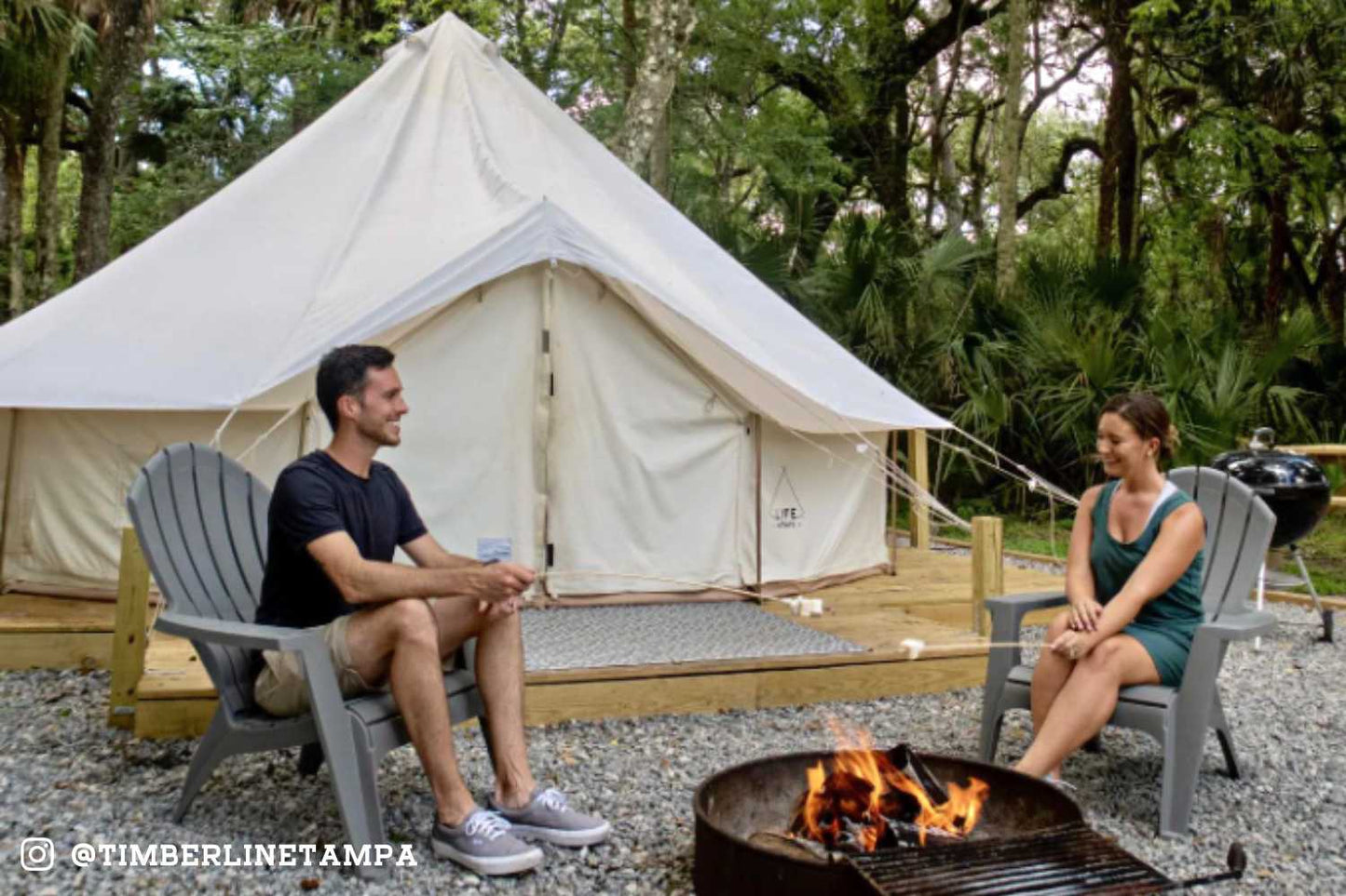Life In Tents 20' (6M) Timberline Exchange™ Bell Tent