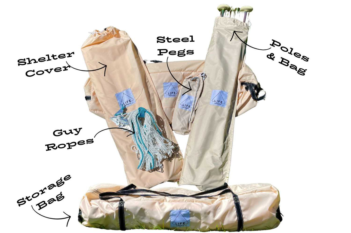 Life In Tents Umbrah Sun Shade Canopy Tent