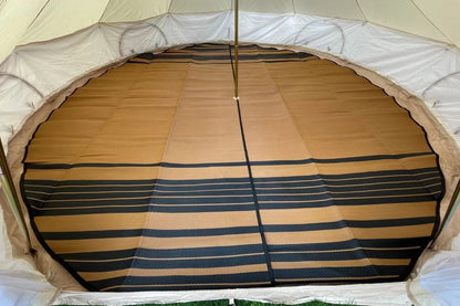 Striped Bell Tent Floor Matting Cover | 20' (6M) Size