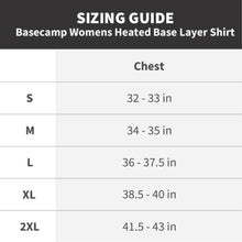 Load image into Gallery viewer, Basecamp Womens Heated Base Layer Shirt