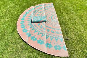 Life In Tents Boho Style Bell Tent Floor Matting Cover | 19' (6M)