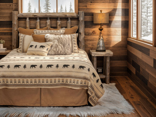 Wooded River Yellowstone III Bedspread Collection