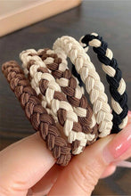 Load image into Gallery viewer, Chestnut 5pcs Smile Face Decor Braided Hair Ties