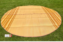 Load image into Gallery viewer, Striped Bell Tent Floor Matting | Citrus Tones | 13&#39; (4M)