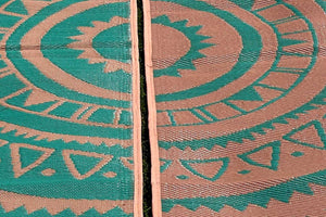 Life In Tents Boho Style Bell Tent Floor Matting Cover | 19' (6M)