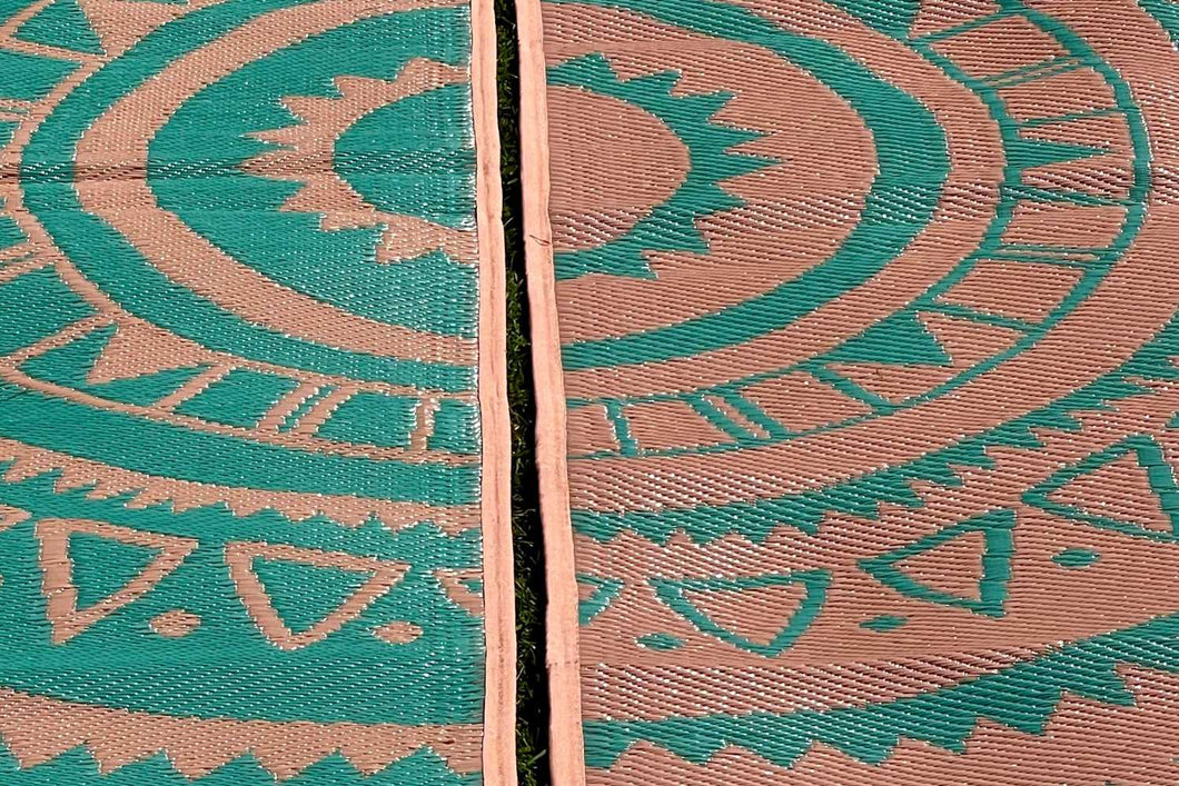 Life In Tents Boho Style Bell Tent Floor Matting Cover | 19' (6M)