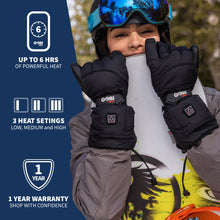 Load image into Gallery viewer, Epic II Heated Ski Gloves (3500mAh USB-C batt)