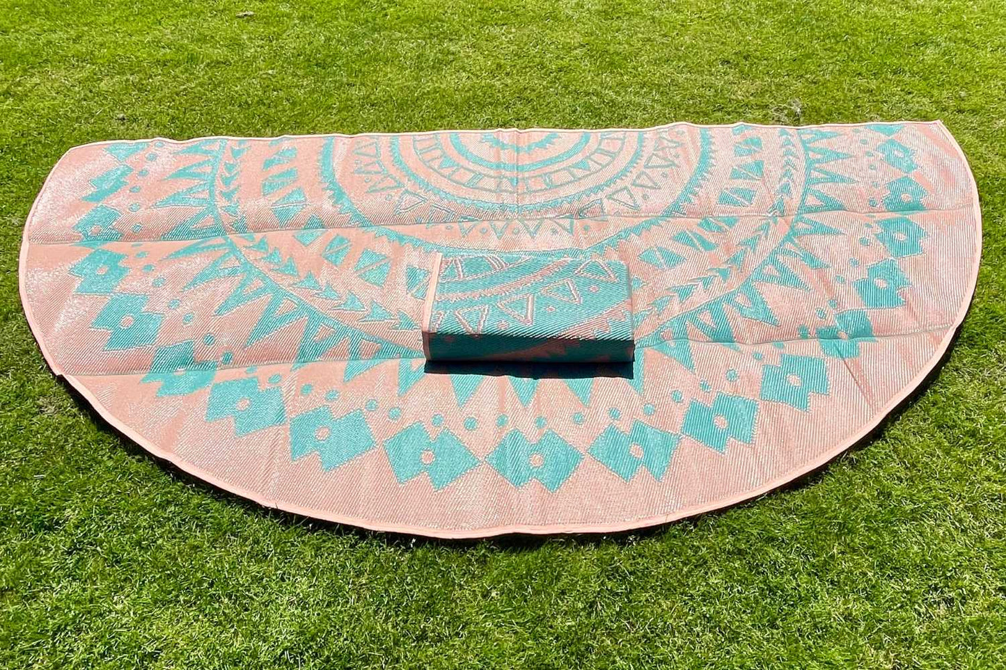 Boho Style Bell Tent Floor Matting Cover | 16' (5M)