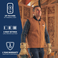 Load image into Gallery viewer, Ibex Mens Heated Workwear Vest