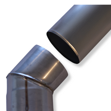 Load image into Gallery viewer, Angled Stove Chimney Pipe - 45 Degree Angle