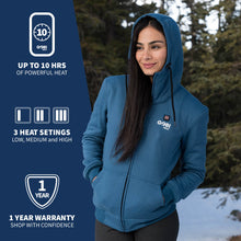 Load image into Gallery viewer, Ridge Womens Heated Hoodie