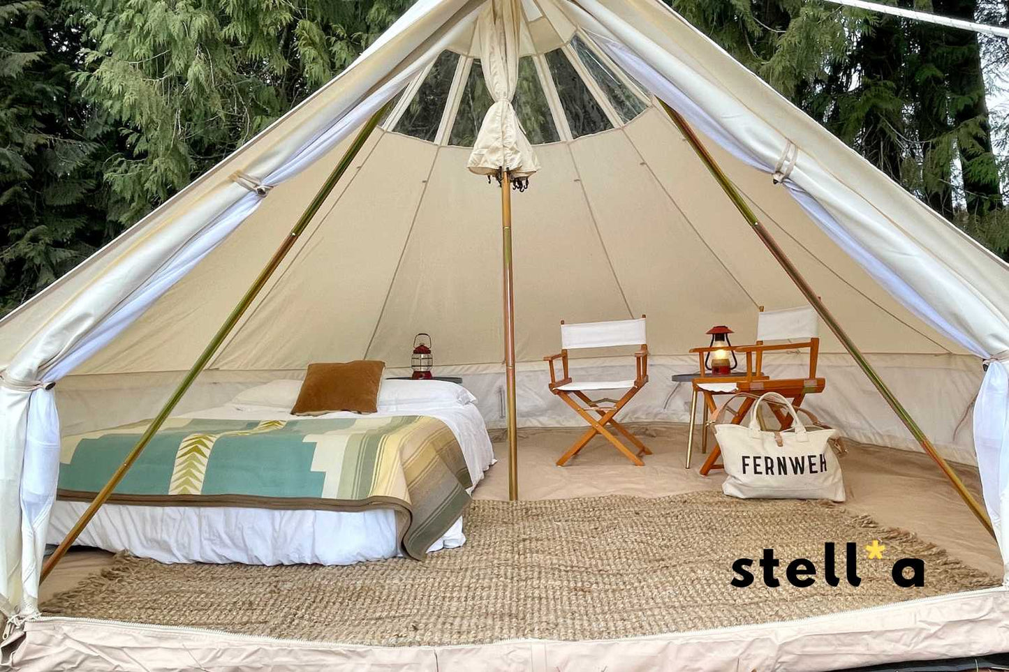 13' (4M) Stella™ Stargazing Canvas Tent
