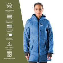 Load image into Gallery viewer, Victoria Womens Heated Coat