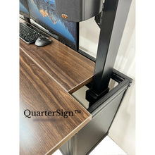 Load image into Gallery viewer, QuarterSign RV Combination Dinette/Desk with Enhanced Dual Monitor Workstation
