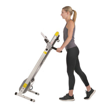 Load image into Gallery viewer, Sunny Health and Fitness Easy Assembly Folding Treadmill Motorized Compact SF-T7610